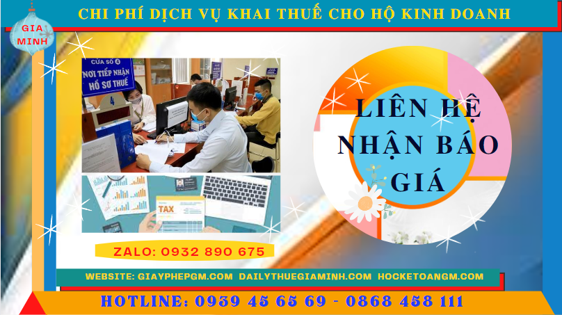 Bảng giá chi tiết dịch vụ khai thuế cho hộ kinh doanh tại Sơn La