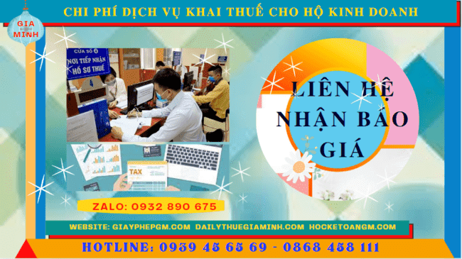 Bảng giá chi tiết dịch vụ khai thuế cho hộ kinh doanh tại Tây Ninh