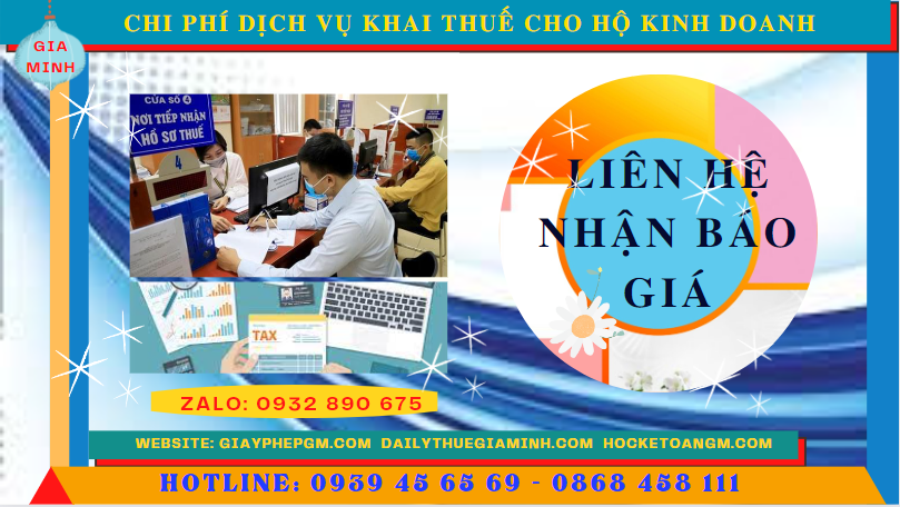 DỊCH VỤ KHAI THUẾ CHO HỘ KINH DOANH THANH HÓA 5 Bảng giá chi tiết dịch vụ khai thuế cho hộ kinh doanh tại Thanh Hóa