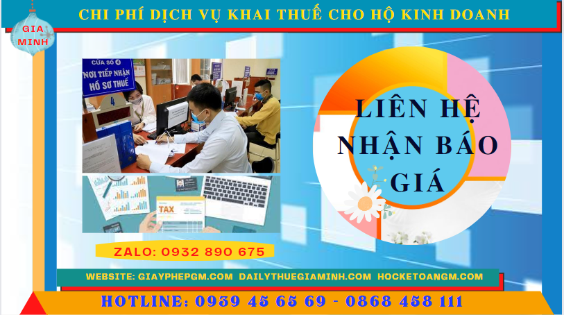 Bảng giá chi tiết dịch vụ khai thuế cho hộ kinh doanh tại Thành Phố Hải Phòng