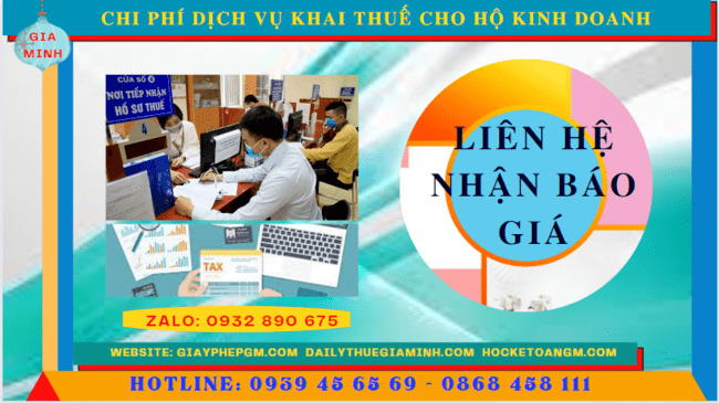 Bảng giá chi tiết dịch vụ khai thuế cho hộ kinh doanh tại Thừa Thiên Huế