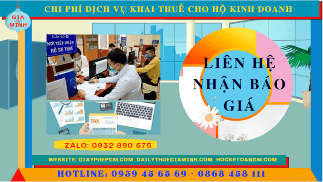 Bảng giá chi tiết dịch vụ khai thuế cho hộ kinh doanh tại TP Đà Nẵng
