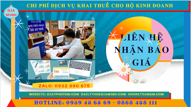 DỊCH VỤ KHAI THUẾ CHO HỘ KINH DOANH TP HƯNG YÊN 5 Bảng giá chi tiết dịch vụ khai thuế cho hộ kinh doanh tại TP Hưng Yên