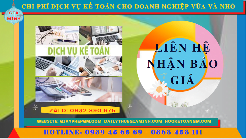 Bảng giá dịch vụ kế toán cho doanh nghiệp nhỏ và vừa ở Thành Phố Hồ Chí Minh
