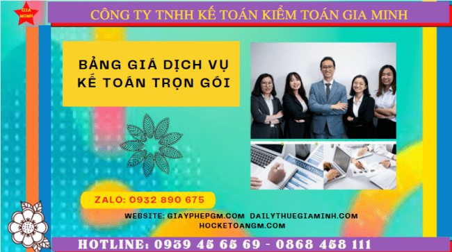 Bảng báo giá dịch vụ kế toán trọn gói tại tp hồ chí minh 6 bảng giá dịch vụ kế toán trọn gói TP Hồ Chí Minh năm 2023