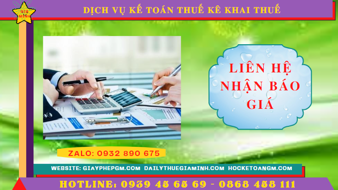 Dịch vụ kế toán thuế kê khai thuế lần đầu tại quận ninh kiều 5 Chi phí dịch vụ kê khai thuế ban đầu tại Quận Ninh Kiều