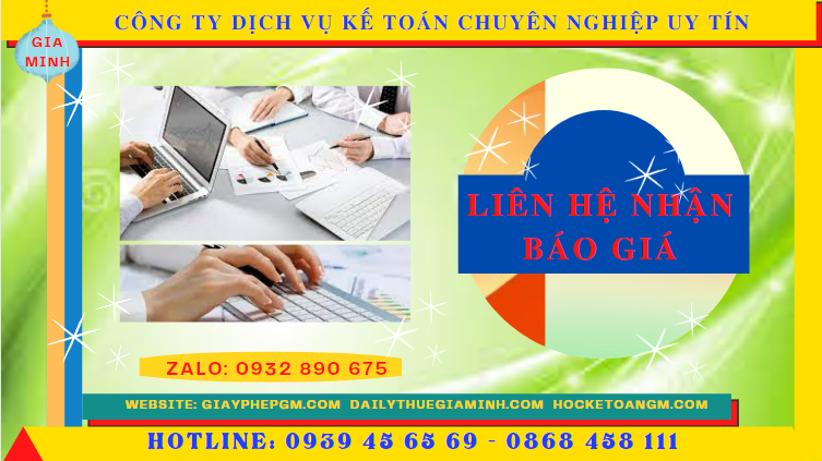 Chi phí dịch vụ kế toán trọn gói tại Đồng Tháp