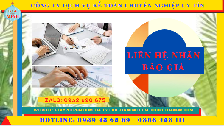 Chi phí dịch vụ kế toán trọn gói tại Vĩnh Long