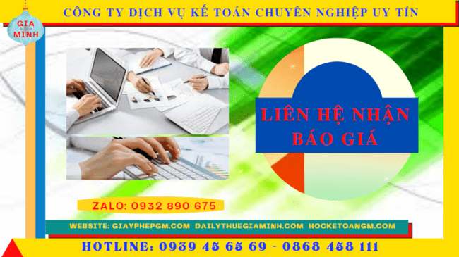 Chi phí dịch vụ kế toán trọn gói tại Vĩnh Phúc