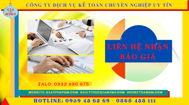 Chi phí dịch vụ kế toán trọn gói tại Yên Bái