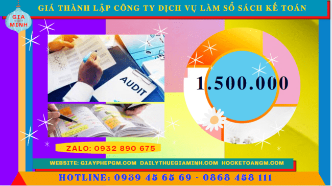 CÔNG TY DỊCH VỤ LÀM SỔ SÁCH KẾ TOÁN TẠI BẮC NINH 5 Chi phí dịch vụ làm kế toán cho doanh nghiệp tại Bắc Ninh
