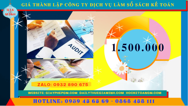 Chi phí dịch vụ làm kế toán cho doanh nghiệp tại Thành Phố Hồ Chí Minh