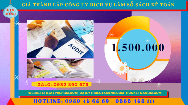 Chi phí dịch vụ làm kế toán cho doanh nghiệp tại Thừa Thiên Huế