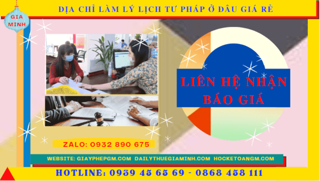 Chi phí làm lý lịch tư pháp tại Thành phố Phủ Lý ở đâu giá rẻ?