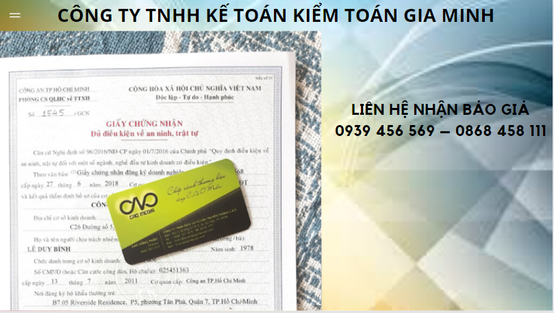 QUY TRÌNH XIN CẤP GIẤY PHÉP AN NINH TRẬT TỰ TẠI QUẢNG NINH 5 Chi phí thủ tục xin cấp giấy phép an ninh trật tự tại Quảng Ninh