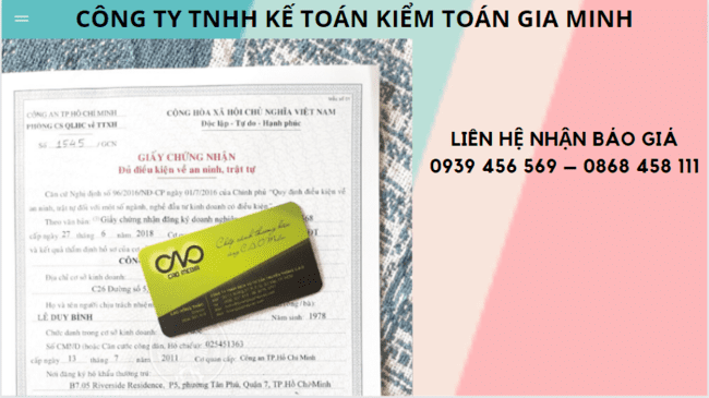 QUY TRÌNH XIN CẤP GIẤY PHÉP AN NINH TRẬT TỰ TẠI SƠN LA 5 Chi phí thủ tục xin cấp giấy phép an ninh trật tự tại Sơn La