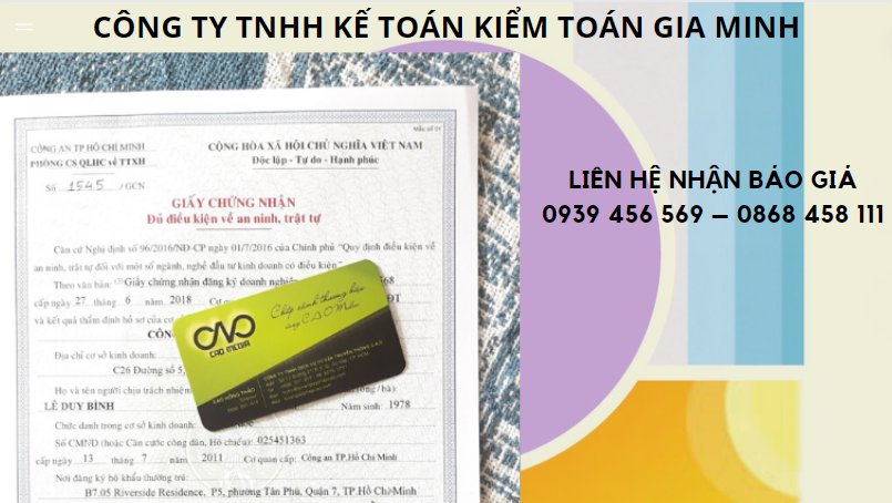 QUY TRÌNH XIN CẤP GIẤY PHÉP AN NINH TRẬT TỰ TẠI YÊN BÁI 5 Chi phí thủ tục xin cấp giấy phép an ninh trật tự tại Yên Bái