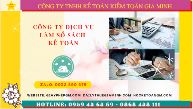 CÔNG TY DỊCH VỤ LÀM SỔ SÁCH KẾ TOÁN TẠI LAI CHÂU 4 Công ty làm dịch vụ kế toán thuế tại Lai Châu