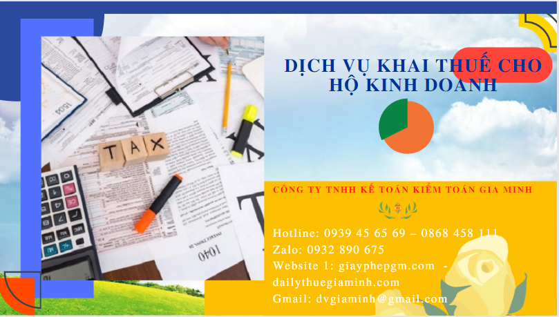 Dịch vụ báo cáo thuế cho hộ kinh doanh cá thể tại An Giang