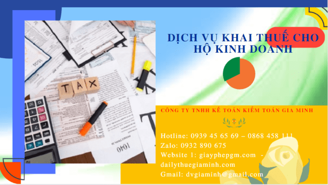 Dịch vụ khai thuế cho hộ kinh doanh bà rịa vũng tàu 4 Dịch vụ báo cáo thuế cho hộ kinh doanh cá thể tại Bà Rịa Vũng Tàu