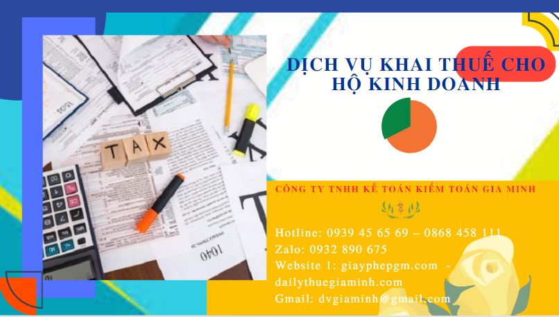Dịch vụ báo cáo thuế cho hộ kinh doanh cá thể tại Cần Thơ