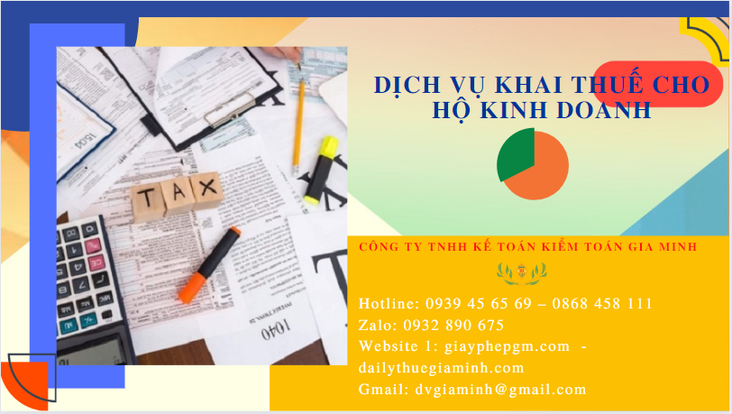 Dịch vụ báo cáo thuế cho hộ kinh doanh cá thể tại Cao Bằng