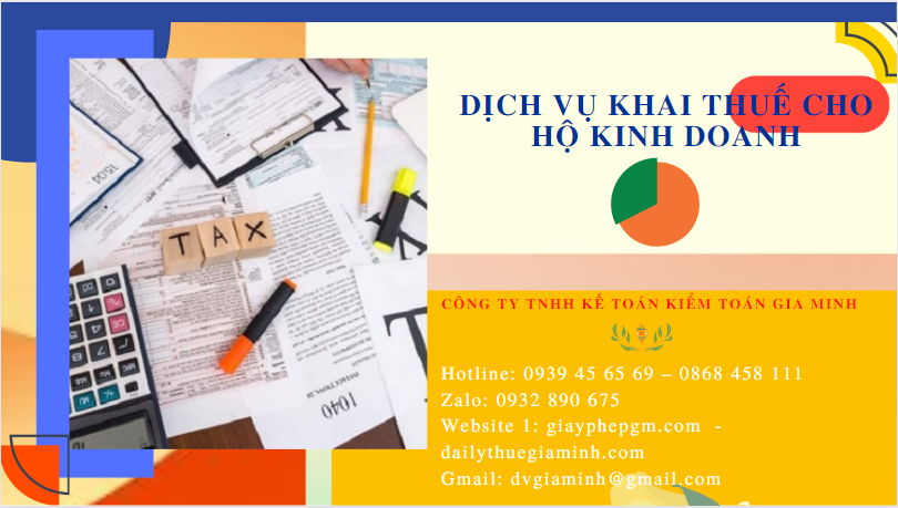 Dịch vụ báo cáo thuế cho hộ kinh doanh cá thể tại Hà Nam