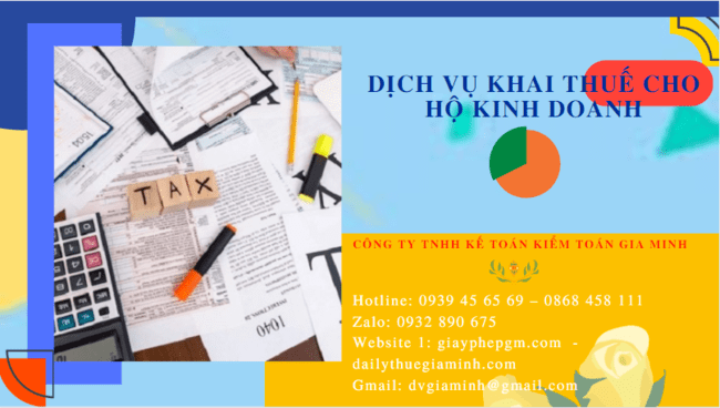 Dịch vụ báo cáo thuế cho hộ kinh doanh cá thể tại Hà Nội