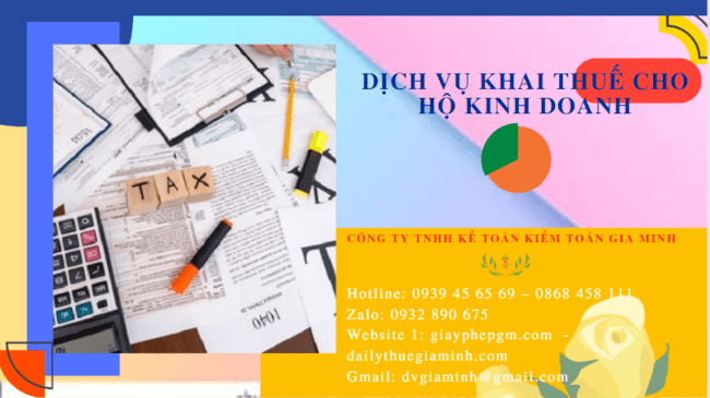 Dịch vụ báo cáo thuế cho hộ kinh doanh cá thể tại Hà Tĩnh