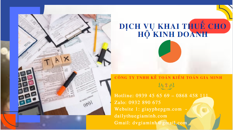 Dịch vụ báo cáo thuế cho hộ kinh doanh cá thể tại Hòa Bình