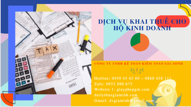 Dịch vụ báo cáo thuế cho hộ kinh doanh cá thể tại Huế