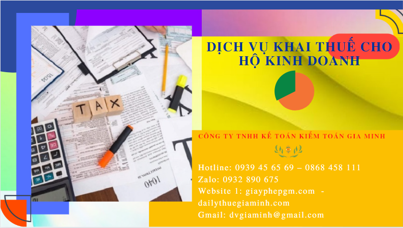 Dịch vụ báo cáo thuế cho hộ kinh doanh cá thể tại Lai Châu