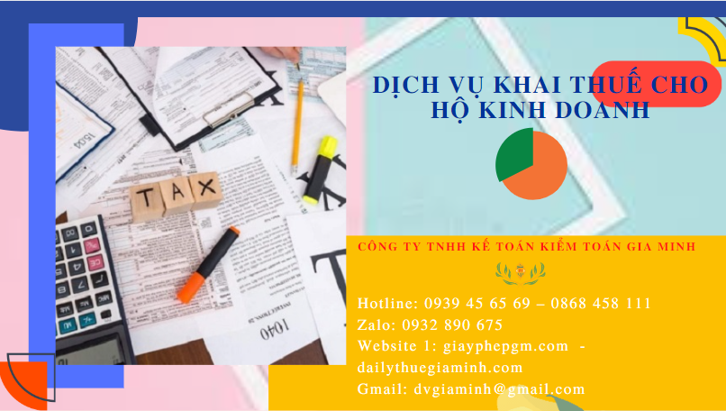 Dịch vụ báo cáo thuế cho hộ kinh doanh cá thể tại Nam Định