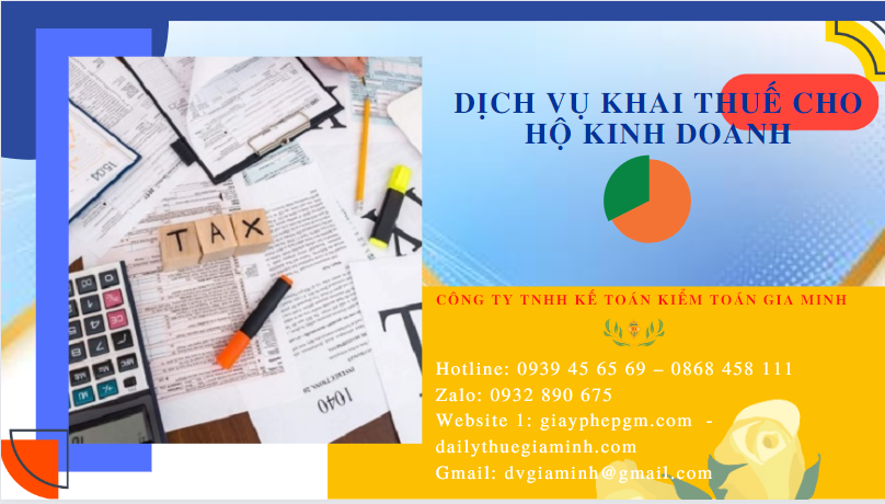 Dịch vụ báo cáo thuế cho hộ kinh doanh cá thể tại Ninh Bình