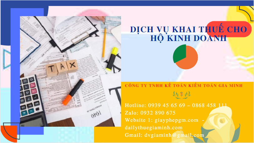 Dịch vụ báo cáo thuế cho hộ kinh doanh cá thể tại Ninh Thuận