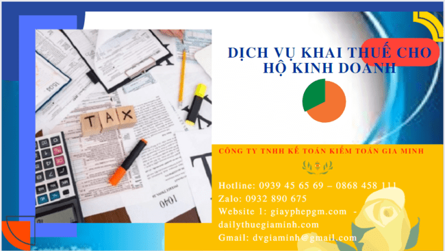 Dịch vụ báo cáo thuế cho hộ kinh doanh cá thể tại Phú Yên
