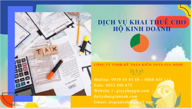 Dịch vụ báo cáo thuế cho hộ kinh doanh cá thể tại Thành Phố Hồ Chí Minh