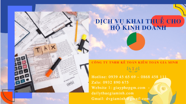 Dịch vụ báo cáo thuế cho hộ kinh doanh cá thể tại Thành Phố Huế