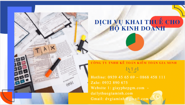 Dịch vụ báo cáo thuế cho hộ kinh doanh cá thể tại Quận Ninh Kiều