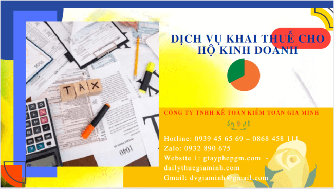Dịch vụ báo cáo thuế cho hộ kinh doanh cá thể tại Trà VinhDịch vụ báo cáo thuế cho hộ kinh doanh cá thể tại Trà Vinh