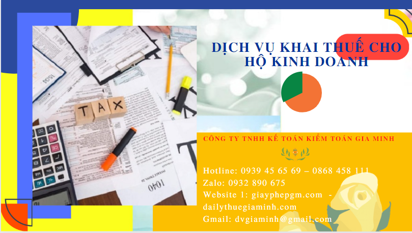 Dịch vụ báo cáo thuế cho hộ kinh doanh cá thể tại Yên Bái