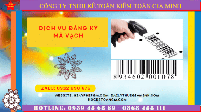DỊCH VỤ ĐĂNG KÝ MÃ VẠCH TẠI BÌNH THUẬN TRỌN GÓI 6 Dịch vụ đăng ký mã vạch trọn gói tại Bình Thuận