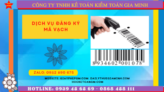 DỊCH VỤ ĐĂNG KÝ MÃ VẠCH TẠI LÀO CAI TRỌN GÓI 4 Dịch vụ đăng ký mã vạch trọn gói uy tín giá rẻ tại Lào Cai