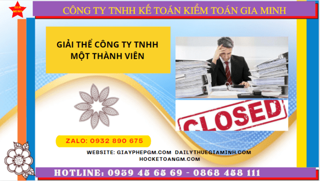 GIẢI THỂ CÔNG TY TNHH MỘT THÀNH VIÊN TẠI THÀNH PHỐ HỒ CHÍ MINH 6 Dịch vụ giải thể công ty tnhh trọn gói tại Thành Phố Hồ Chí Minh