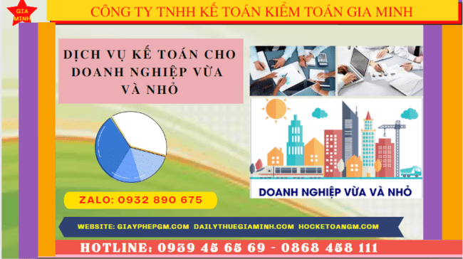 Dịch vụ kế toán cho doanh nghiệp vừa và nhỏ trọn gói ở Hà Nội