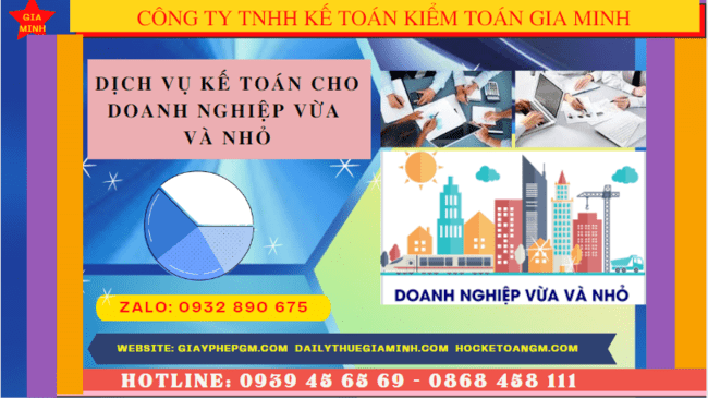 Dịch vụ kế toán cho doanh nghiệp vừa và nhỏ trọn gói ở Thành Phố Hồ Chí Minh