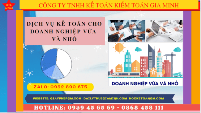 Dịch vụ kế toán cho doanh nghiệp vừa và nhỏ trọn gói ở Thành phố Phủ Lý