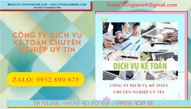 Công ty dịch vụ kế toán chuyên nghiệp uy tín tại Hậu Giang