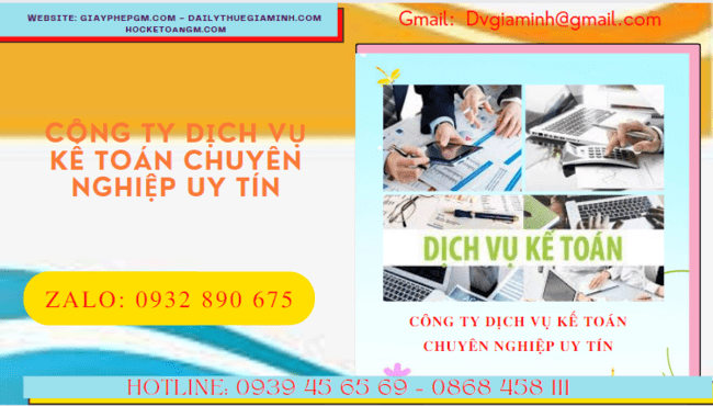 Công ty dịch vụ kế toán chuyên nghiệp uy tín tại Lào Cai