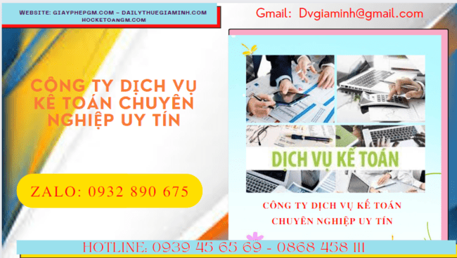 Công ty dịch vụ kế toán chuyên nghiệp uy tín tại Tiền Giang